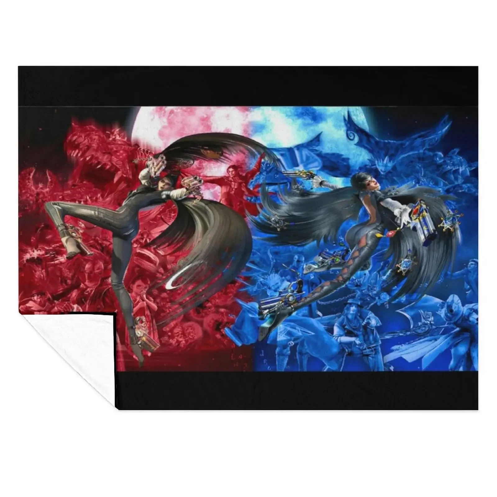 

bayonetta / 3 Game - Jeanne Throw Blanket Single Blankets For Bed Softest Sofa Blankets