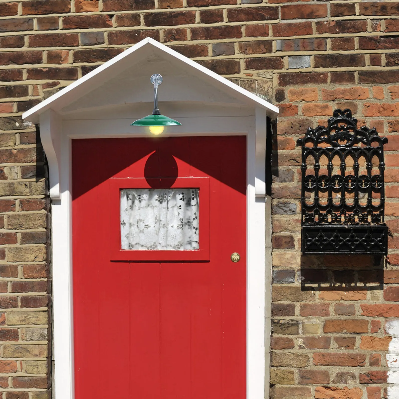 

1 шт. Ретро-эмалевый защитный абажур для лампы, теплый рассеянный свет для настольных, напольных и настенных светильников, декор для дома