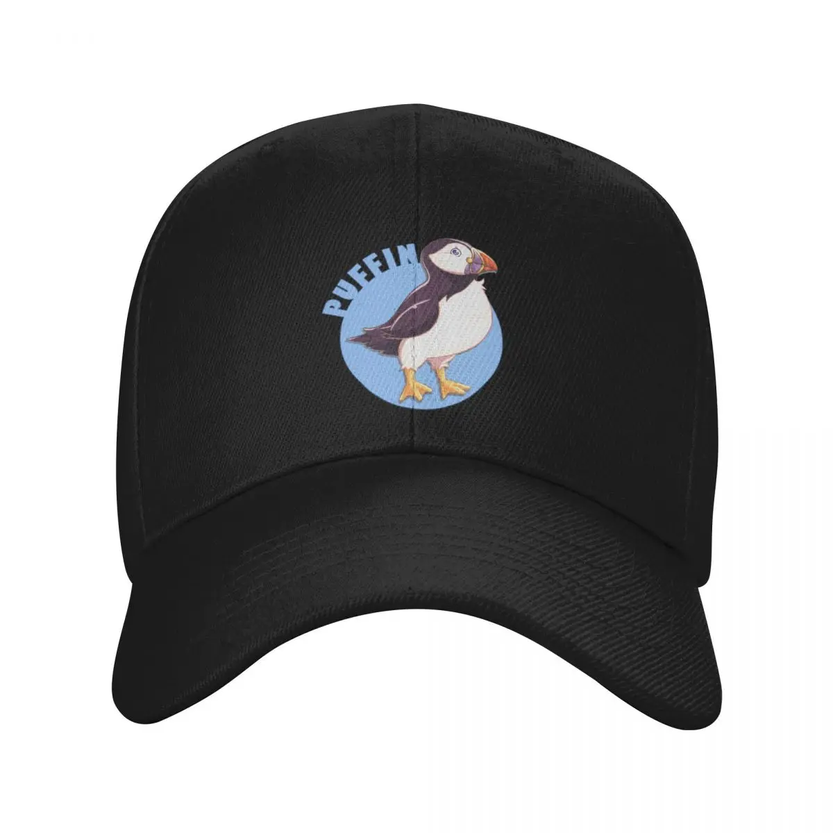 Cute Puffin Logo Baseball Cap derby hat Vintage Streetwear Men Golf Wear Women's