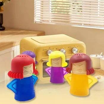 Angry Mama Oven Steam Microwave Cleaner ทําความสะอาดเตาอบไมโครเวฟได้อย่างง่ายดาย เครื่องทําความสะอาดไอน้ํา อุปกรณ์ทําความสะอาดตู้เย็นไมโครเวฟ
