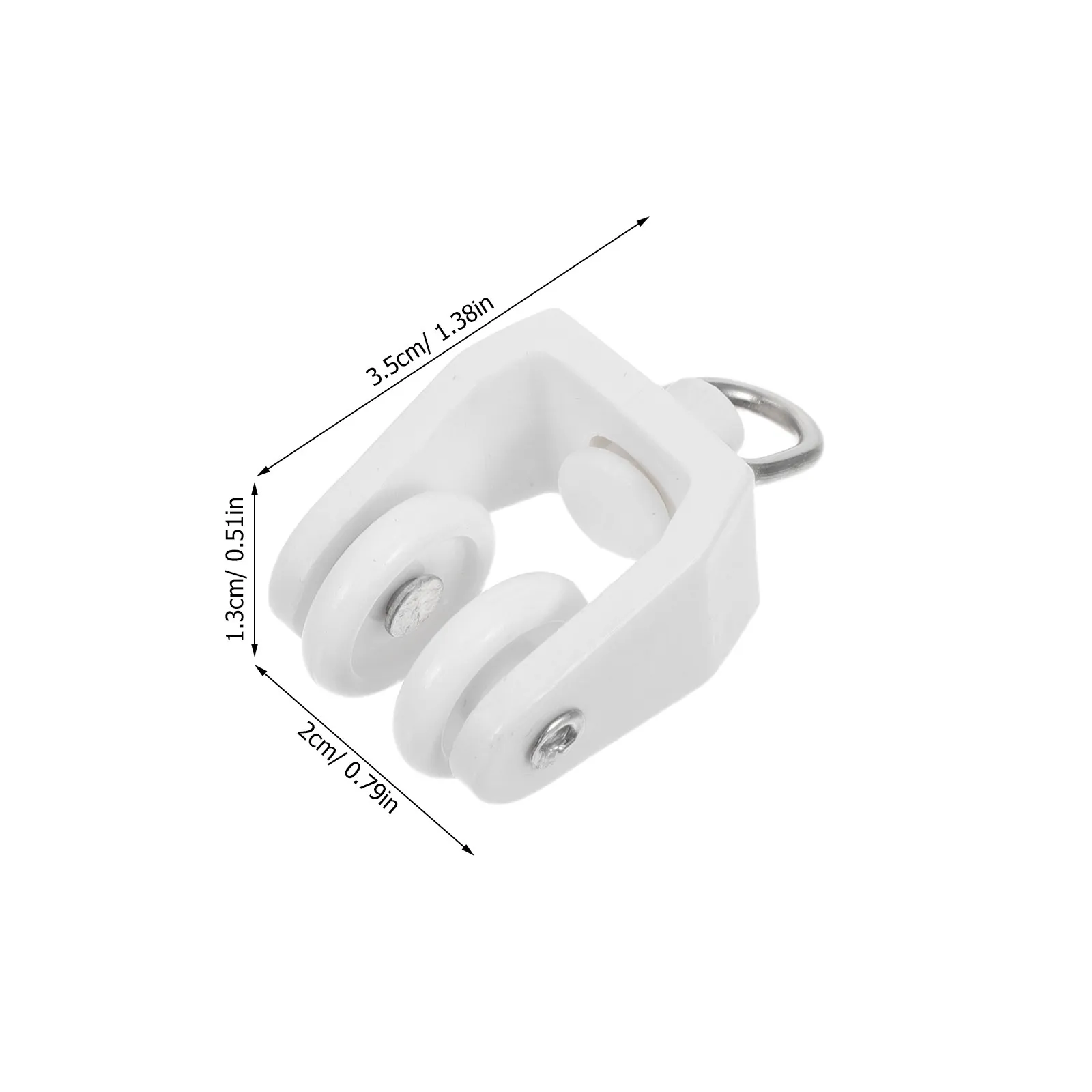 30pcs Silent Curtain Rail Pulleys – Universal Flexible Curved Track Gliders for Smooth Drapery Sliding