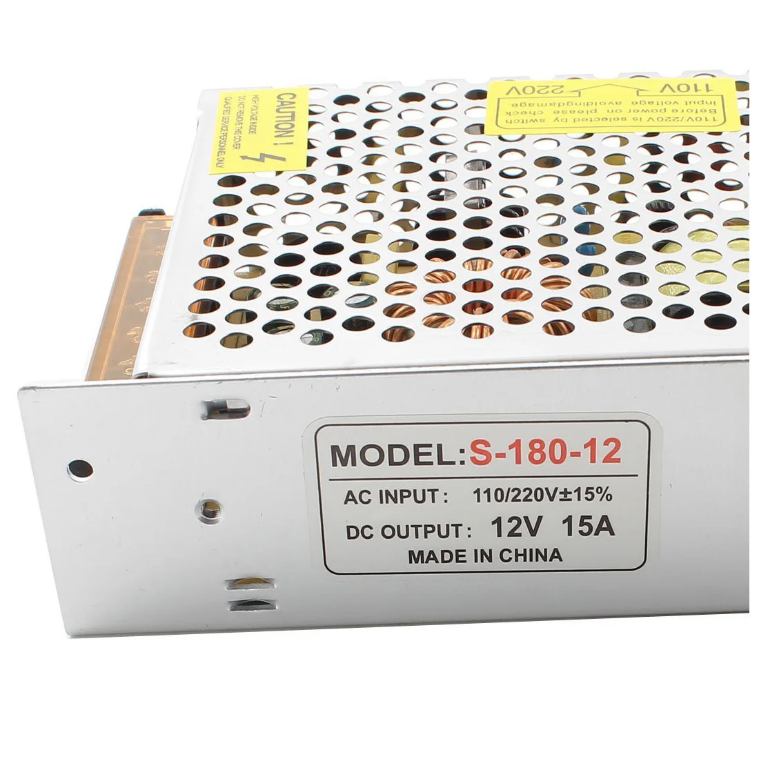 B50C S-180-12 LED Strip Light Display Switch Power Supply DC 12V 15A 180W