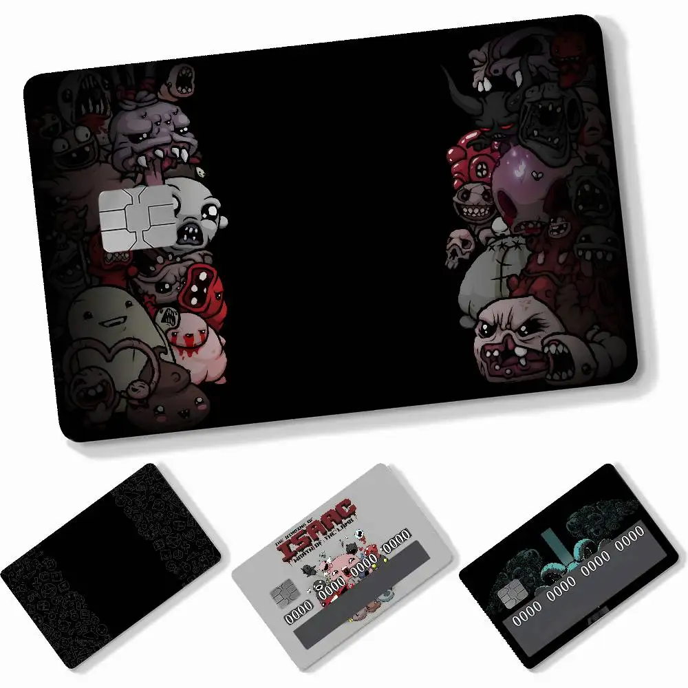 The Binding Of Isaac  4pcs Credit Card Skin Stickers Suitable for Bank Debit Subway Bus Transit Pass Decorative Cover