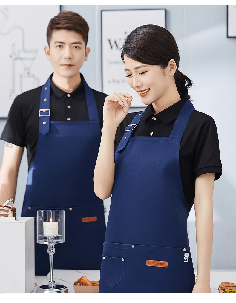 Customized your logo new fashion casual men and women Woolen apron