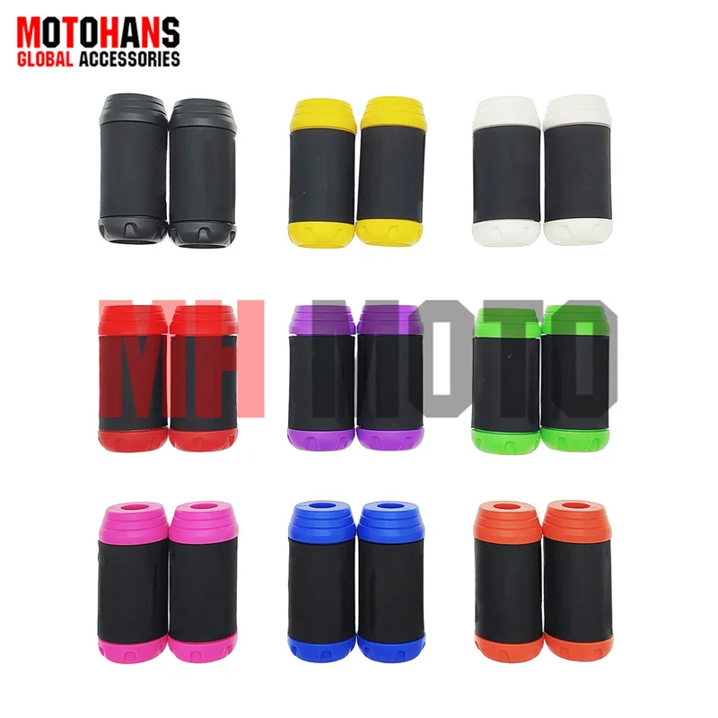 

1 PAIR OF OFF-ROAD MOTORCYCLE MODIFIED CRASH BARS (WEAR/AGING-RESISTANT RUBBER TIPS) EASY INSTALLATION, STYLISH MOD CHOICE