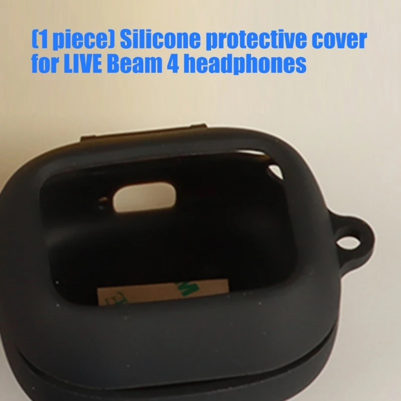 Earphone Cover Shockproof Wrap Case Skin Antiscratch Guard Washable Silicone Housing Shell Enhances Grip for LIVE Beam 4 F19E
