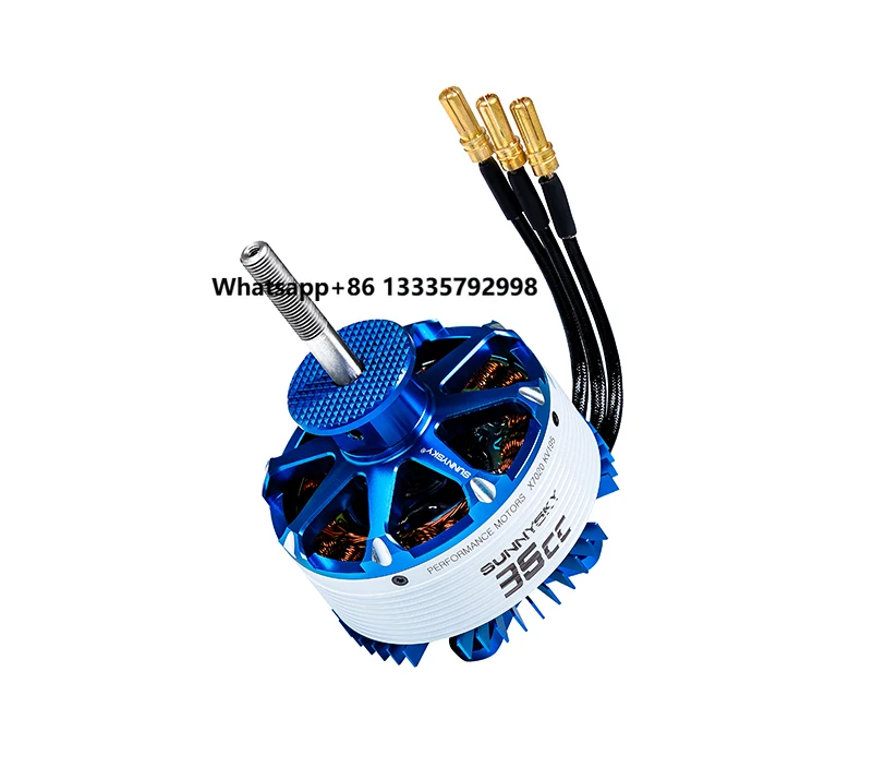

SUNNYSKY Drone Accessories Fixed Wing KV195 3-4S Blue High Speed Brushless Motor for Drone