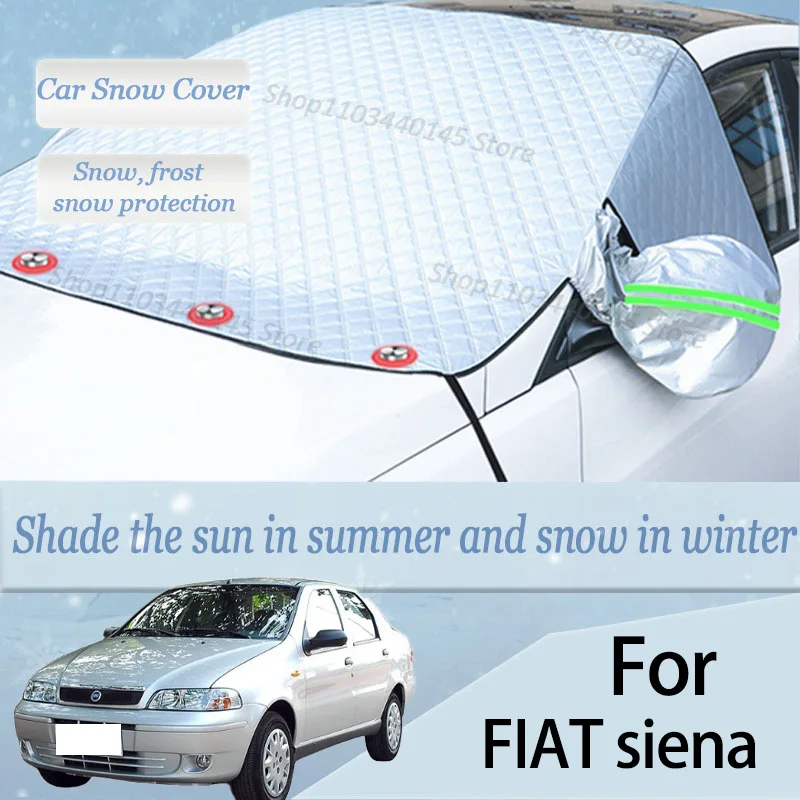 

For FIAT siena car Snow Windscreen, Snow, Frost, Dust and UV Visor, Winter car clothing, thick magnetic