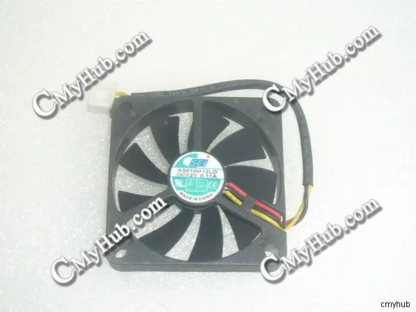 For SEI A5010H12LD DC12V 0.11A 5010 5CM 50MM 50X50X10MM 3pin Cooling Fan A5010H12LD