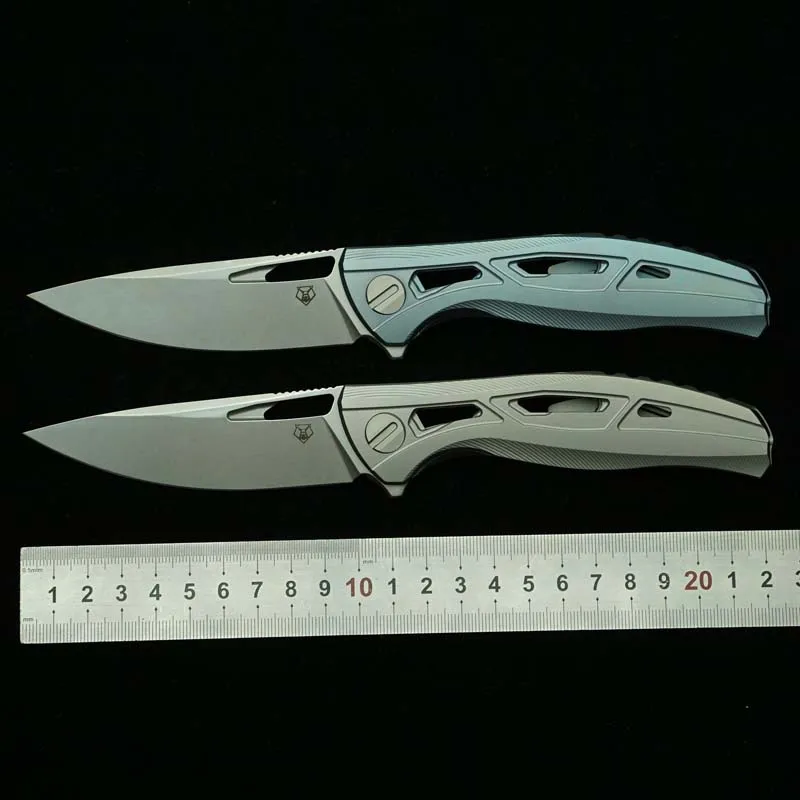 

2025 New Bear CDX F7 Folding Knife Mark M390 Blade Titanium Alloy Handle Outdoor Camping Hunting Kitchen Survival EDC Tool