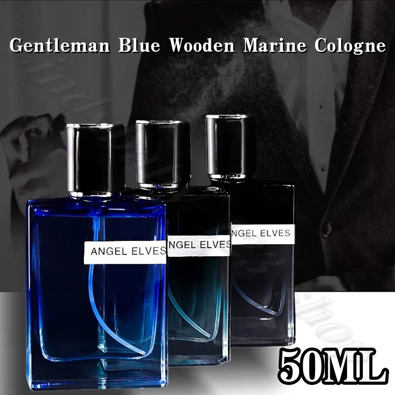 

Gentleman Blue Wooden Ocean Fragrance Cologne Meilan Men's Perfume Lasting Eau De Toilette 50ML