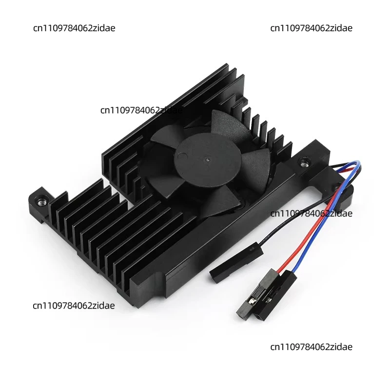 For Suitable for Raspberry Pi 4B cooling system, aluminum alloy cooling fan, Raspberry Pi 4B PWM speed control fan