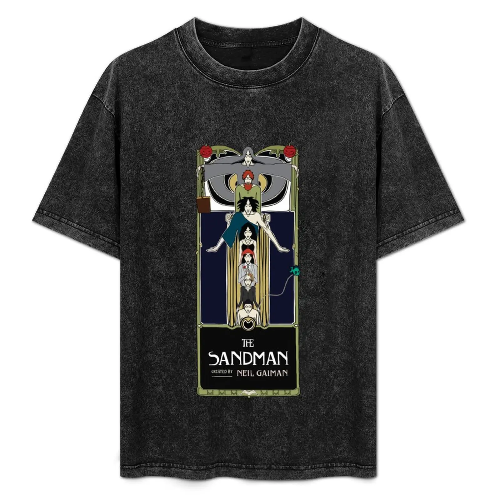 

The Sandman Homage, Art Nouveau Glasgow School style T-Shirt Plus Size Comfort Fit Tee