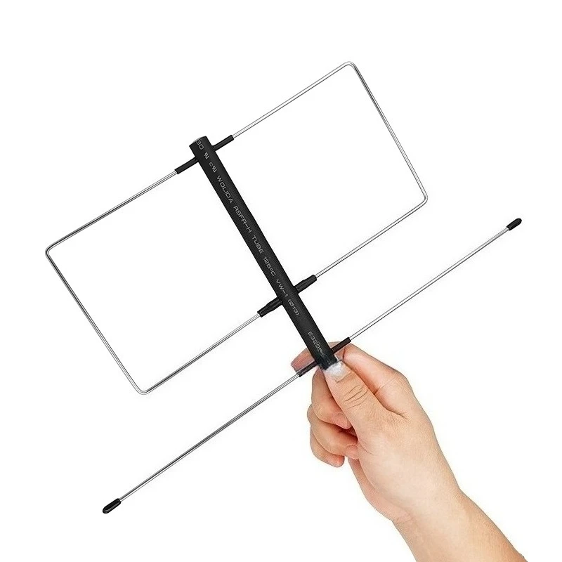 Mała ręczna antena Yagi 433 MHz + UV Wysokowydajna zewnętrzna antena do radia SDR, krótkofalarska, kierunkowa, kabel 3m SMA — zdjęcie produktu 5