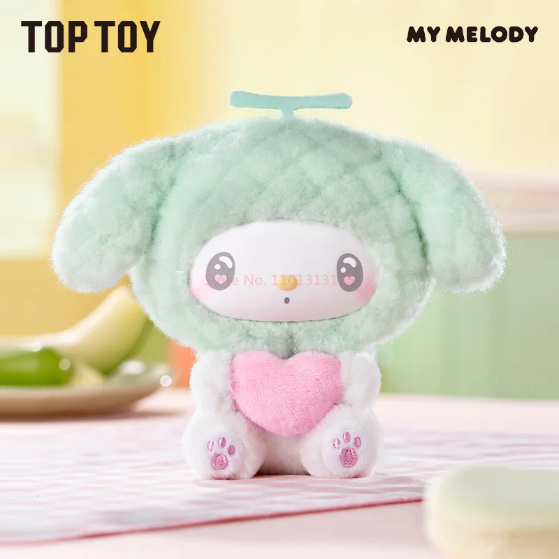 

Miniso Toptoy Sanrio 50-летие молочные конфеты виниловая плюшевая мелодия памятная глухая коробка кукла брелок кулон украшение