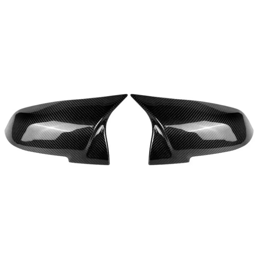 2PCS Gloss Black Car Side Rearview Wing Mirror Cover Caps For BMW 1 2 3 4 Series F20 F30 F31 F32 F34 F36 E84 2014 -2018 ABS