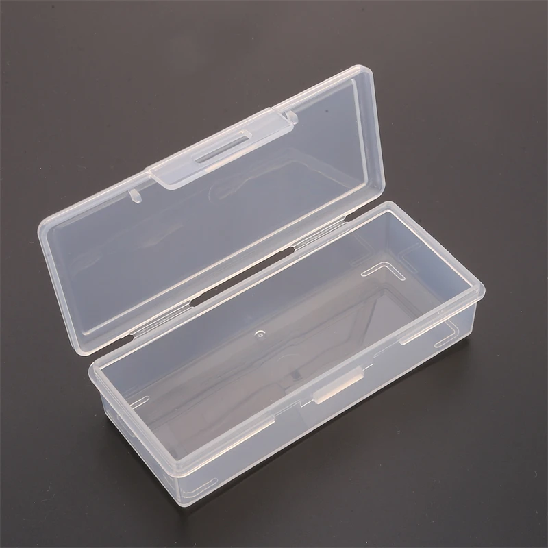 Portable Storage Box Travel Transparent Medicine Box Cotton Swab Holder Case Jewelry Organizer Dust-proof Container Accessories