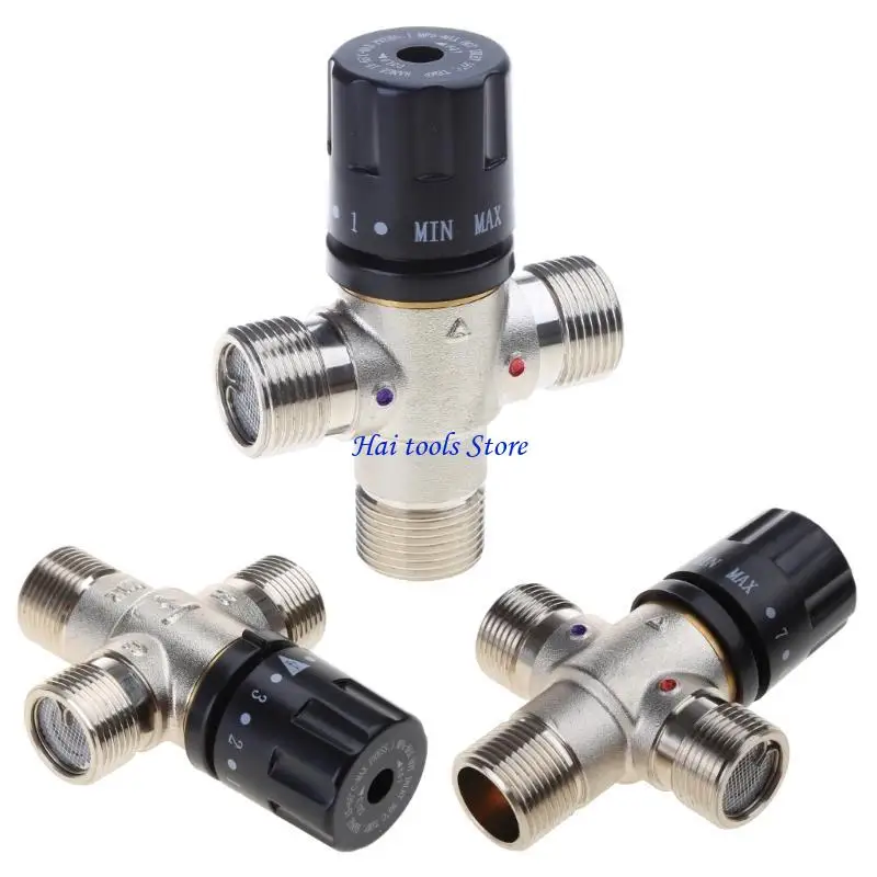 X37E 3/4" DN20 Wassermischung für Ventil, thermostatische Mischung für Ventil, Heiß-Kaltwasser-Mischung für Ventil, Messing für – Detail 10