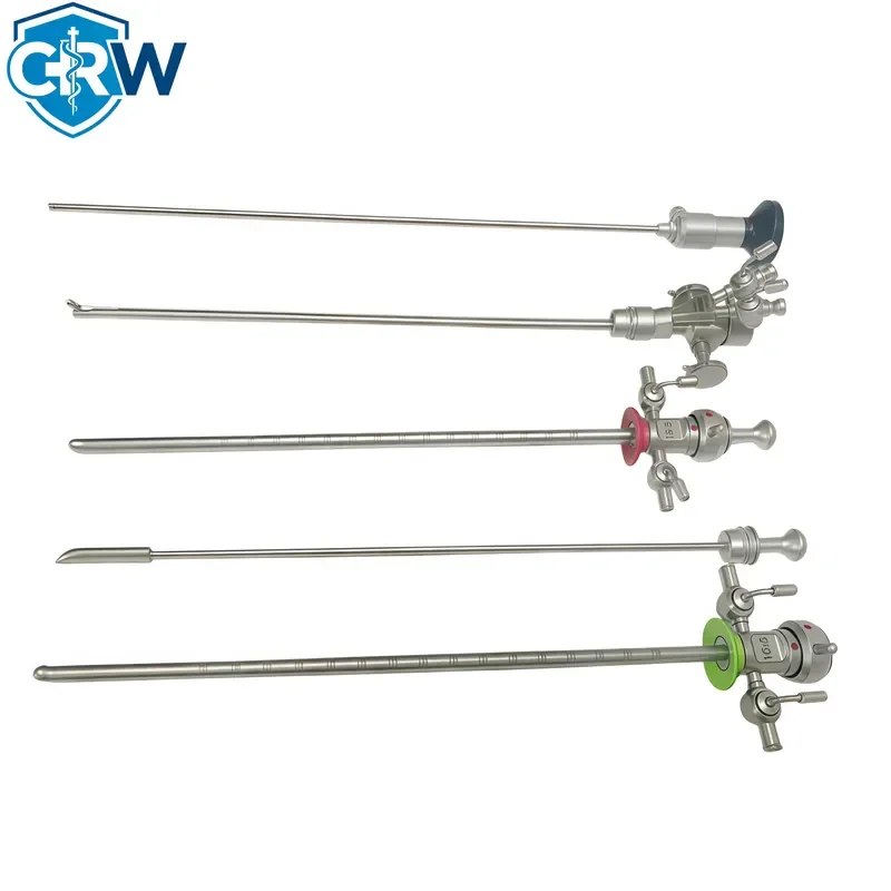 CRW Bestselling FY PGJ-K Full Cystoscope Instrument Package-Stainless Steel Sterile Urological Examination Set for Medical