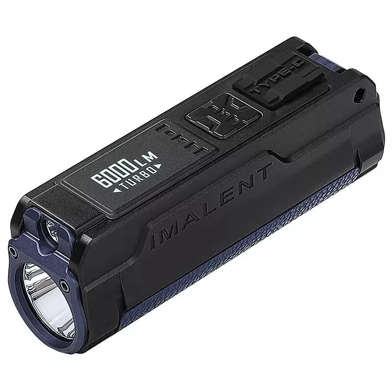 Original  BL70 6000lm Powerful EDC Flashlight XHP70 HI LED Type-C Rechargeable Dual Light Source Pocket Torch