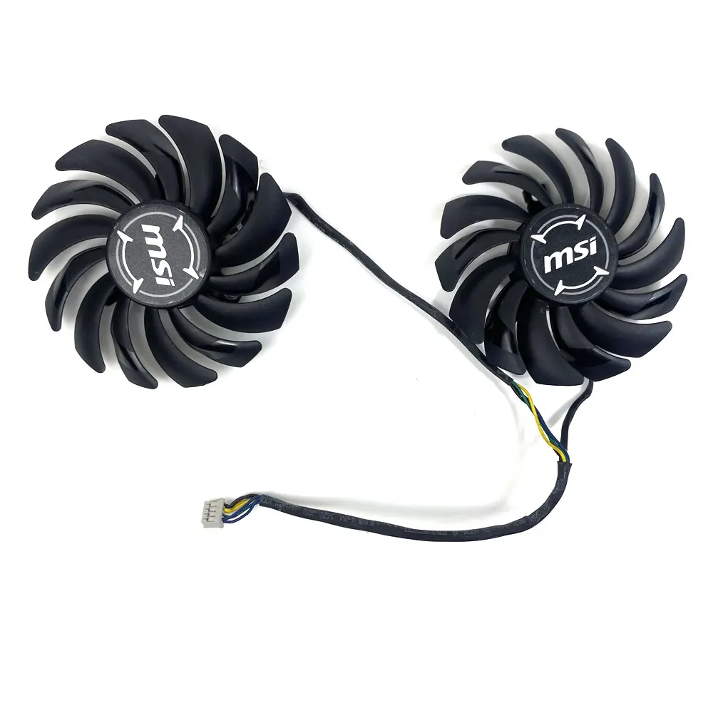 2pcs 87MM PLD09210B12HH 4Pin Graphics card fan for MSI ARMOR RX470 RX 480 RX570 RX580 Graphics Video Card Cooling Fans