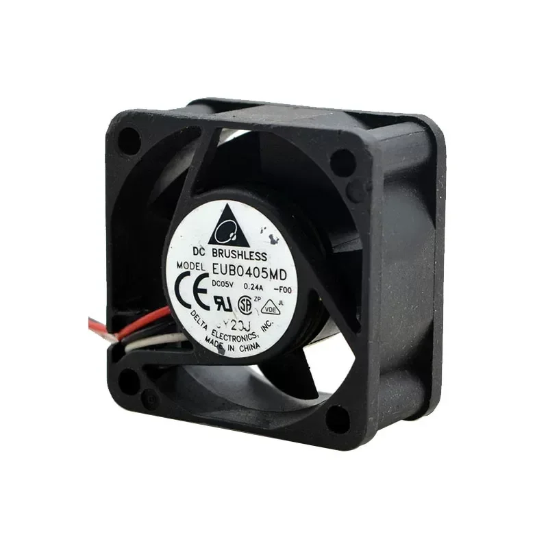 for Delta EUB0405MD 4020 5V 0.24A 4CM 3-wire USB Switch Server Cooling Fan