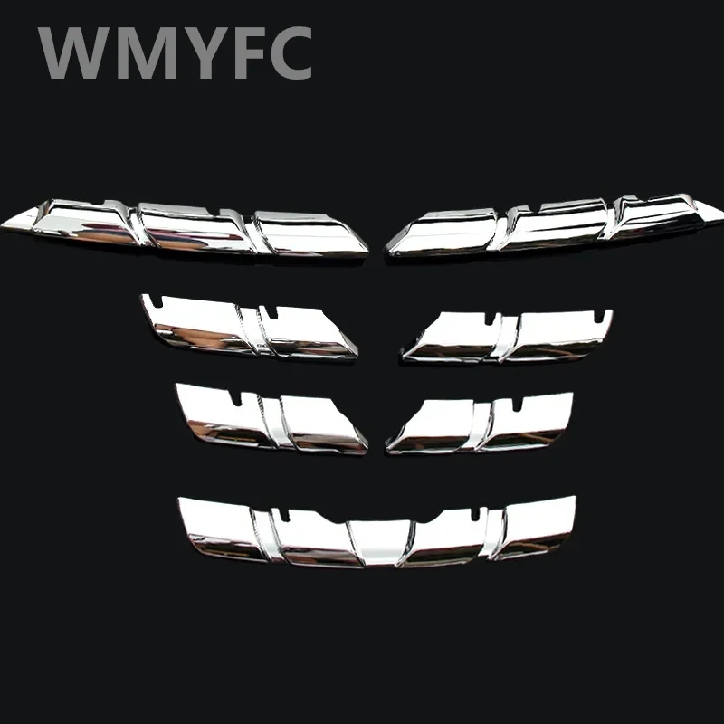 For Renault Kadjar ABS Chrome Front Mesh Grille Bumper Cover Trim Insert Bonnet Garnish Molding Guard Protector 2015 2016 2017