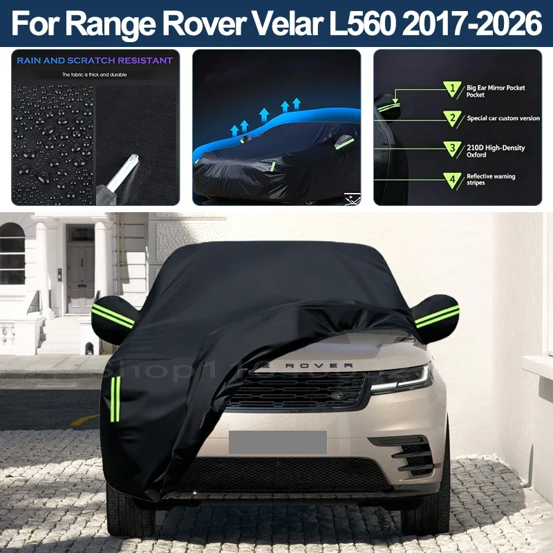 Auto Exterior Sun-Snow Protective Car Cover For Land Rover Range Rover Velar L560 Waterproof Dustproof Anti-UV Outdoor Cover