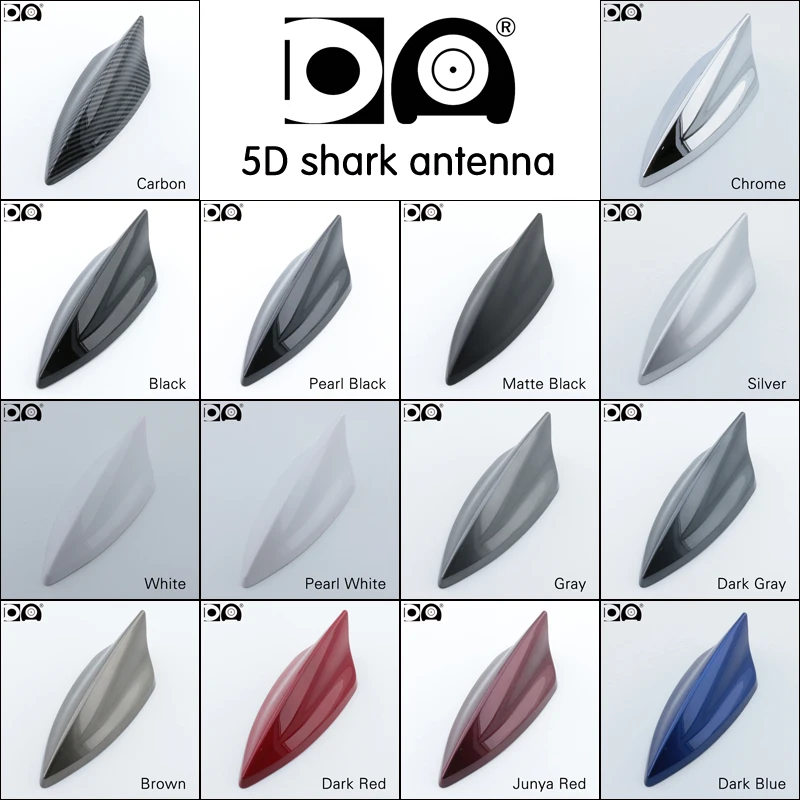 5D Universal Shark Fin Antenna For Nissan Pulsar Qashqai Cube Sentra Versa Auto Car Radio Aerials Stronger Signal Piano Paint