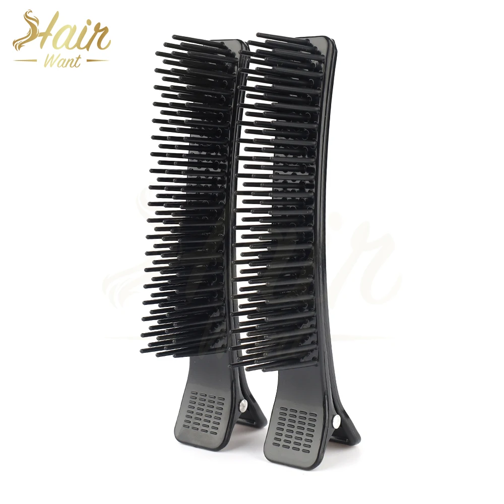 

Hair Want Hair Grip Clamps for Styling Sectioning Hair Pins Styling Alligator Clips With Comb Hairdressing Accessories Tool