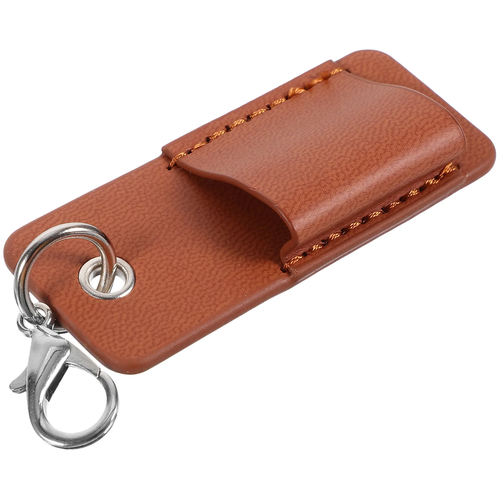 

Portable Pen Holder Eyeglasses Keychain Reading Sleeve Sunglasses Storage Glasses Case PU Metal Crash Proof