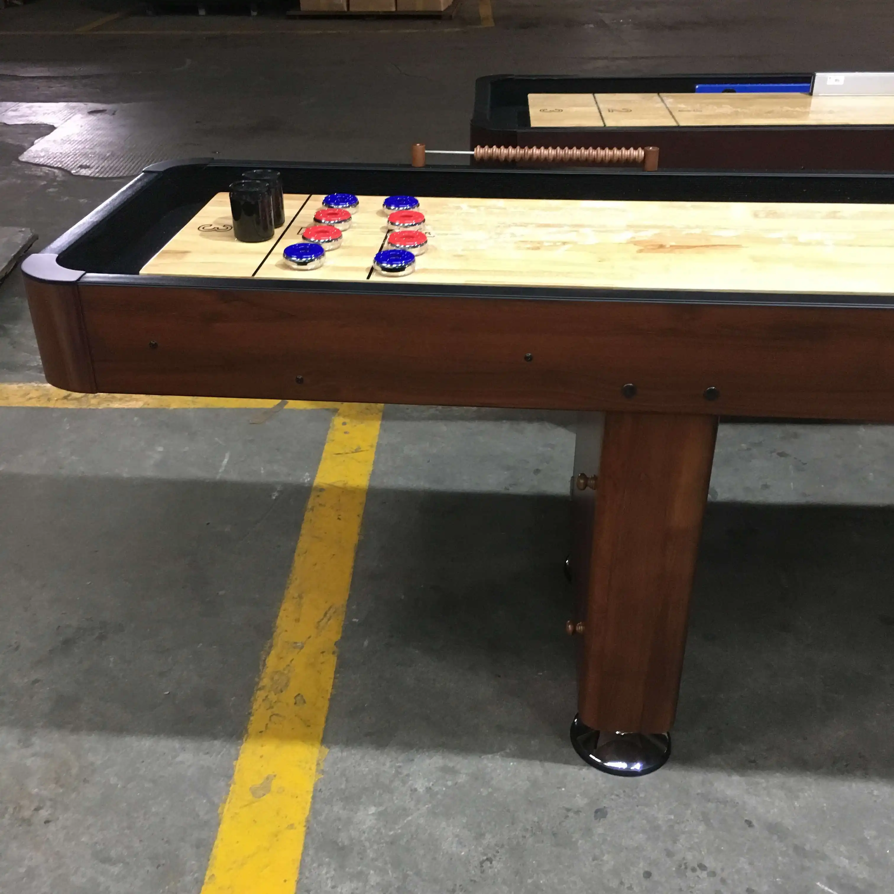 Hochwertiger 12ft Shuffle Tisch Shuffle board Tisch