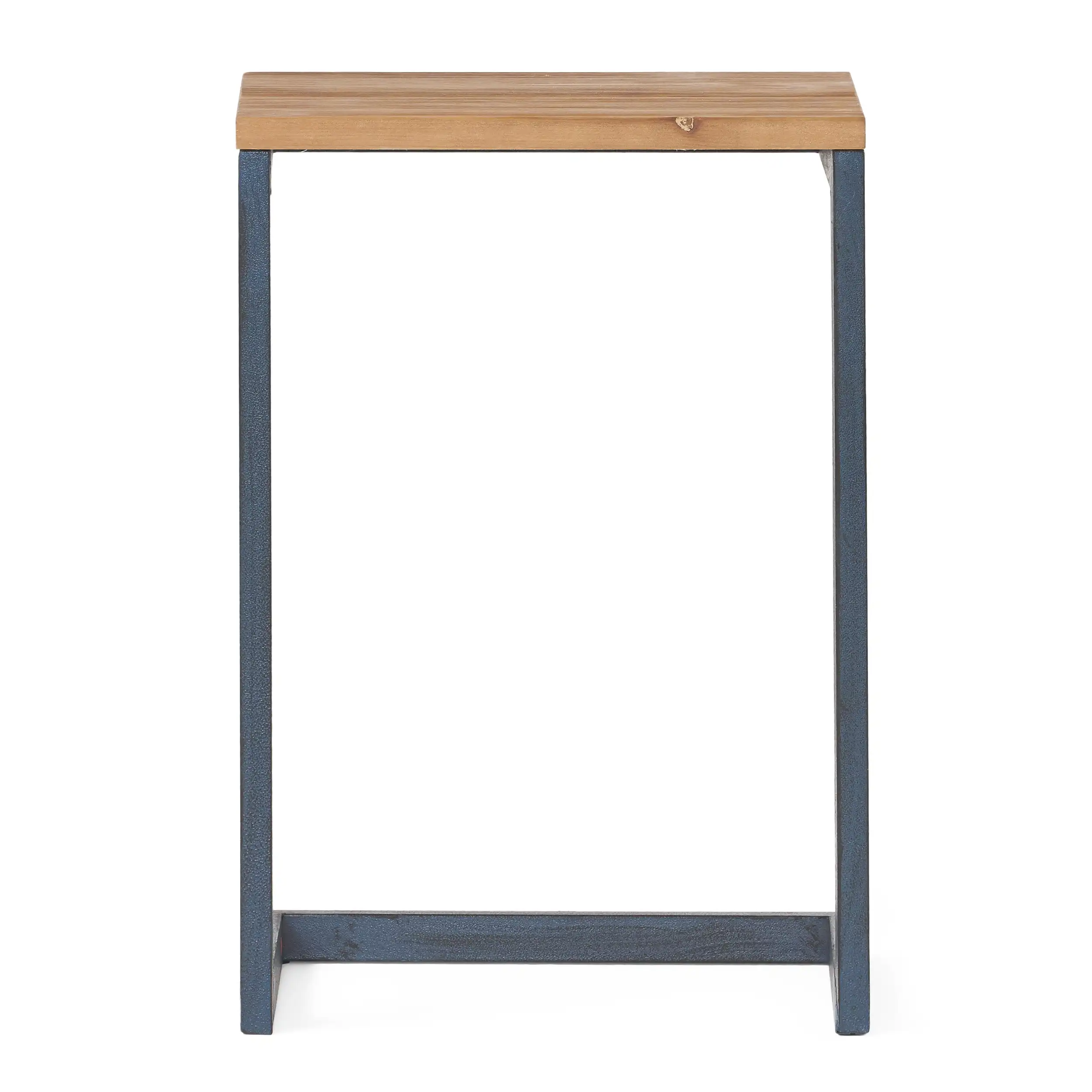 Noble House Arden Side Table, Brown/Blue