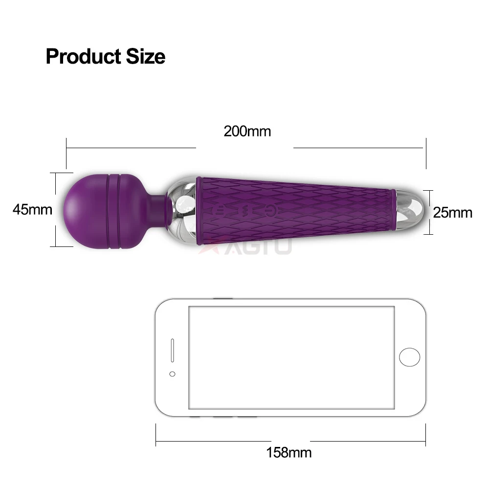 20 Speeds Powerful AV Vibrator Magic-Wand Clitoris Stimulator Sex Toys for Women G spot Massager Adult Female Erotic Product