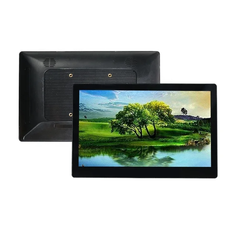 10.1 Inch Android 11 USB Wilress Black  Tablet Wall Mount Capacitive Industrial Touch factory