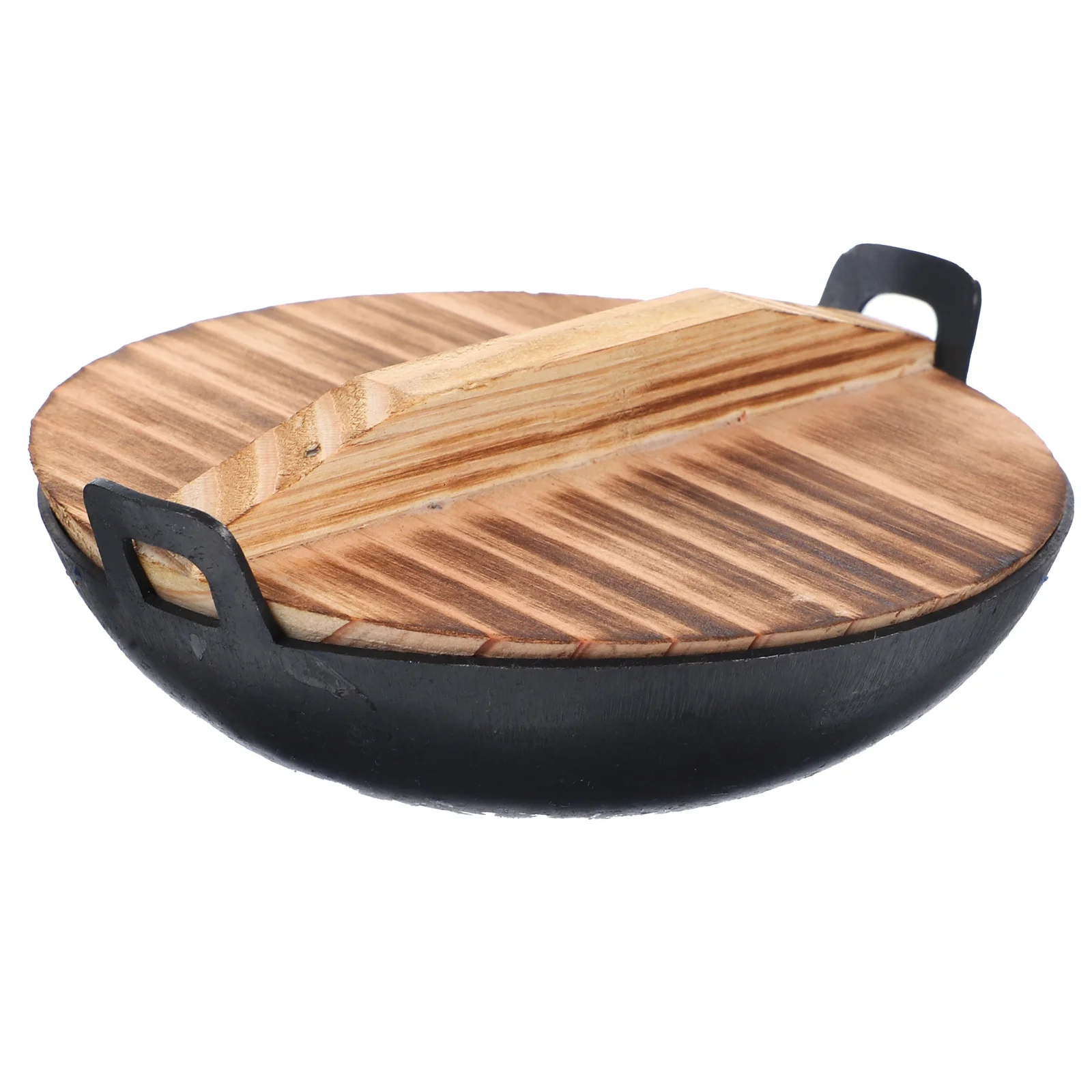 1 set miniatuur ijzeren wok mini kookgerei gladde realistische simulatie kookgereedschap voor huis keuken mini huis decor accessoires