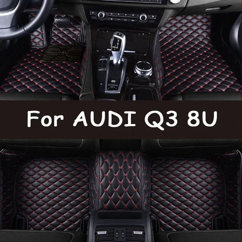 

Car floor mats for AUDI Q3 8U 2012 2013 2014 2015 2016 2017 Custom auto foot Pads automobile carpet cover interior accessories 0