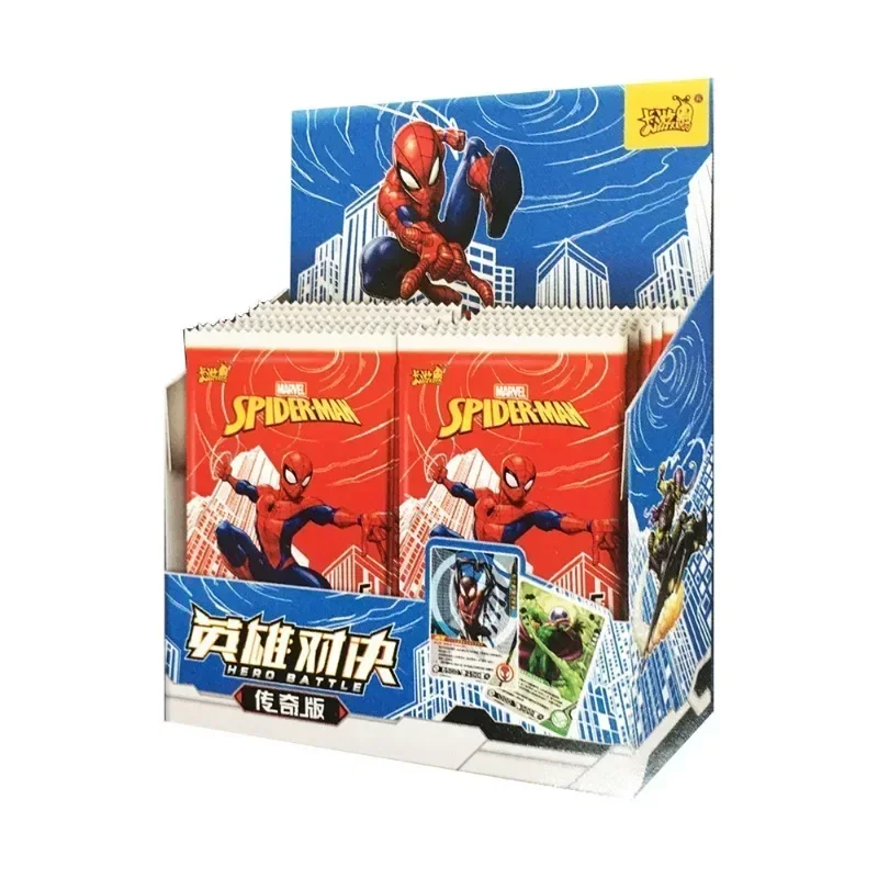KAYOU Marvel Heroes Comics Versus Avengers Anime Cards Toy Party Playing Games Children Album Collection Gift Boxes Paper Hobby