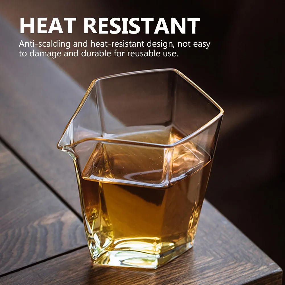 

Чайный набор из кованого стекла: стеклянный чайник для дома и офиса в японском стиле, гладкий, термостойкий, профессиональный диспенсер для чая и чашки