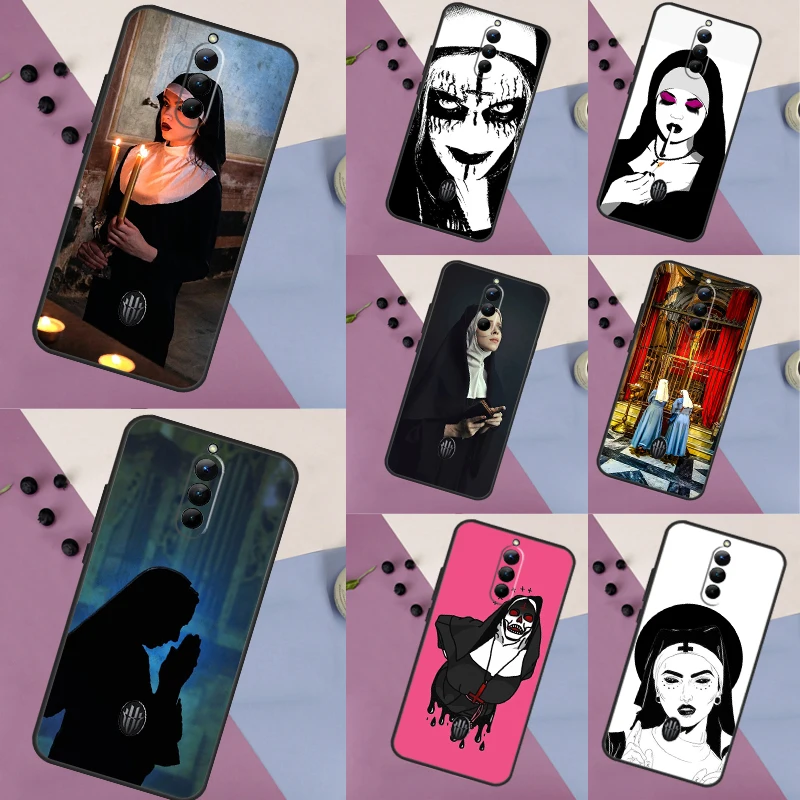 Sister Style Nun Sexy Girl Case For ZTE Nubia Red Magic 8S Pro 8 Pro Plus RedMagic 9 Pro 6 7 6S 7S Pro 5S 5G 6R Cover