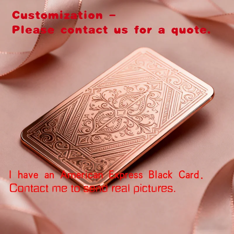 

custom.Modern Design Customized Size and Metal Plating Cards Business Card with Customized Engraving