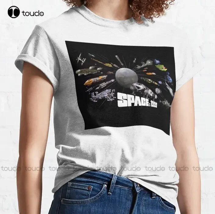 Space: 1999 Year 1 Space Ships Classic T-Shirt T Shirt Print Printer Cotton Outdoor Simple Vintag Casual Tee Shirts Xs-5Xl Retro