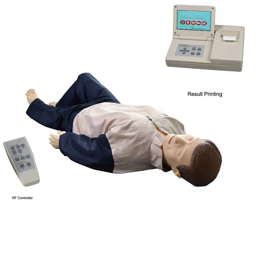 Advanced Adult Full Body CPR Training Manikin With a Large LED Screen and RF Remote Controller,Emergency Skill Teaching Model