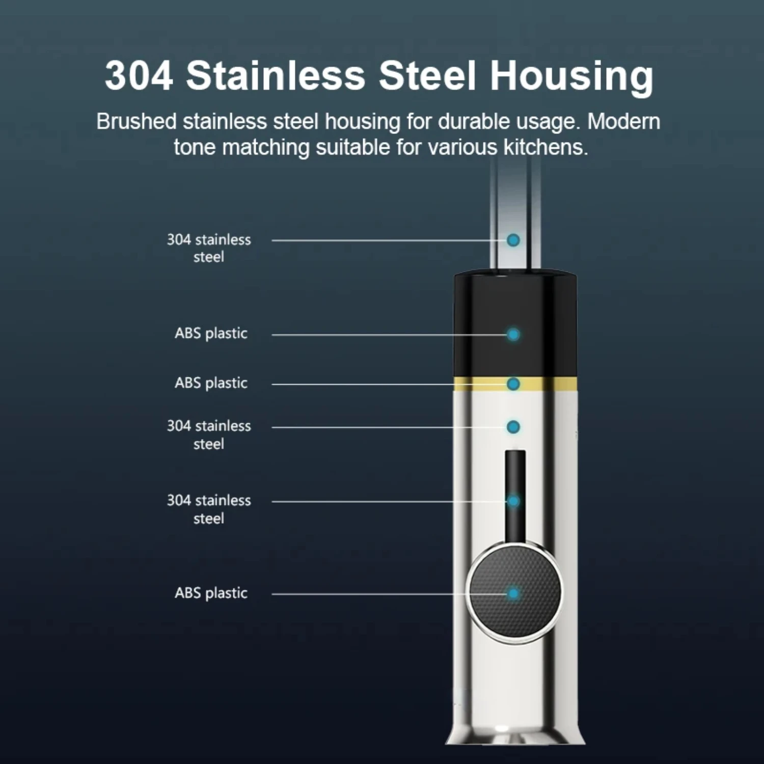 220V  Faucet Stainless Steel Heating Tap Instant Hot  Kitchen Faucet With Digital Display  Heater