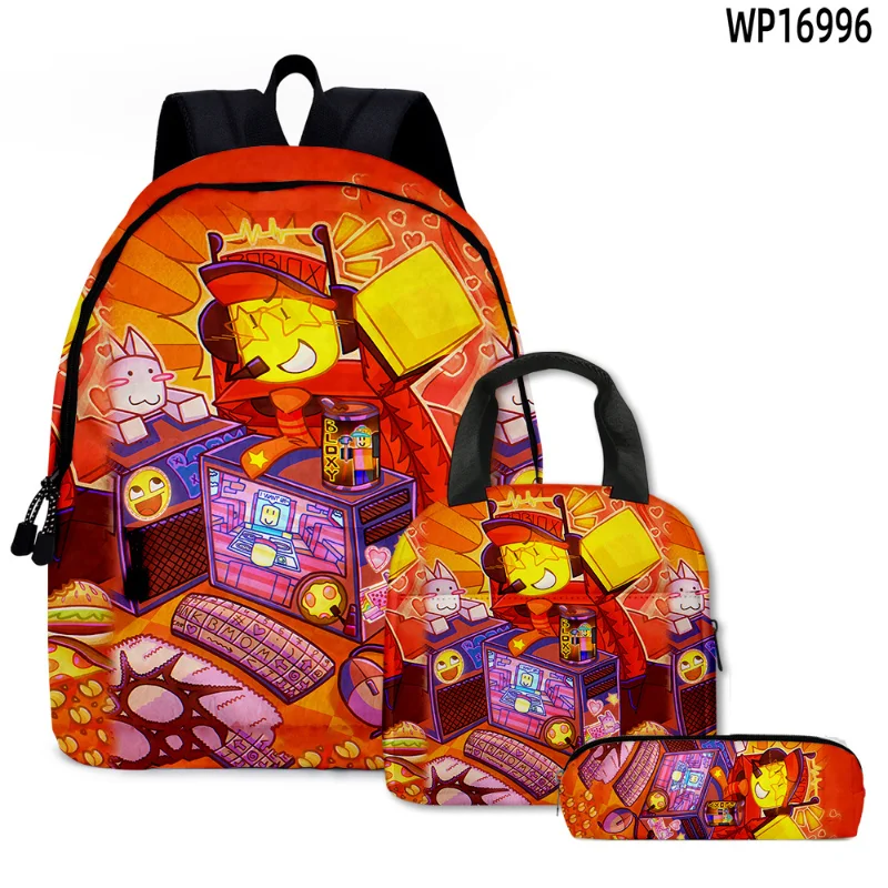 

New Kawaii Roblox Forsaken Gubby 3D Printing Cartoon Bags Orthopedic Backpack For Boys And Girls Mochila Anime Bag Birthday Gift