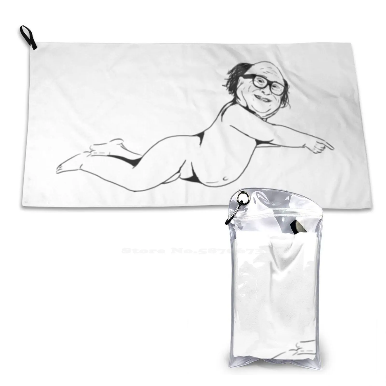 Danny Devito Personalized Soft Shower Quick Dry Towel Danny Devito Cherub Always Sunny In Philadelphia