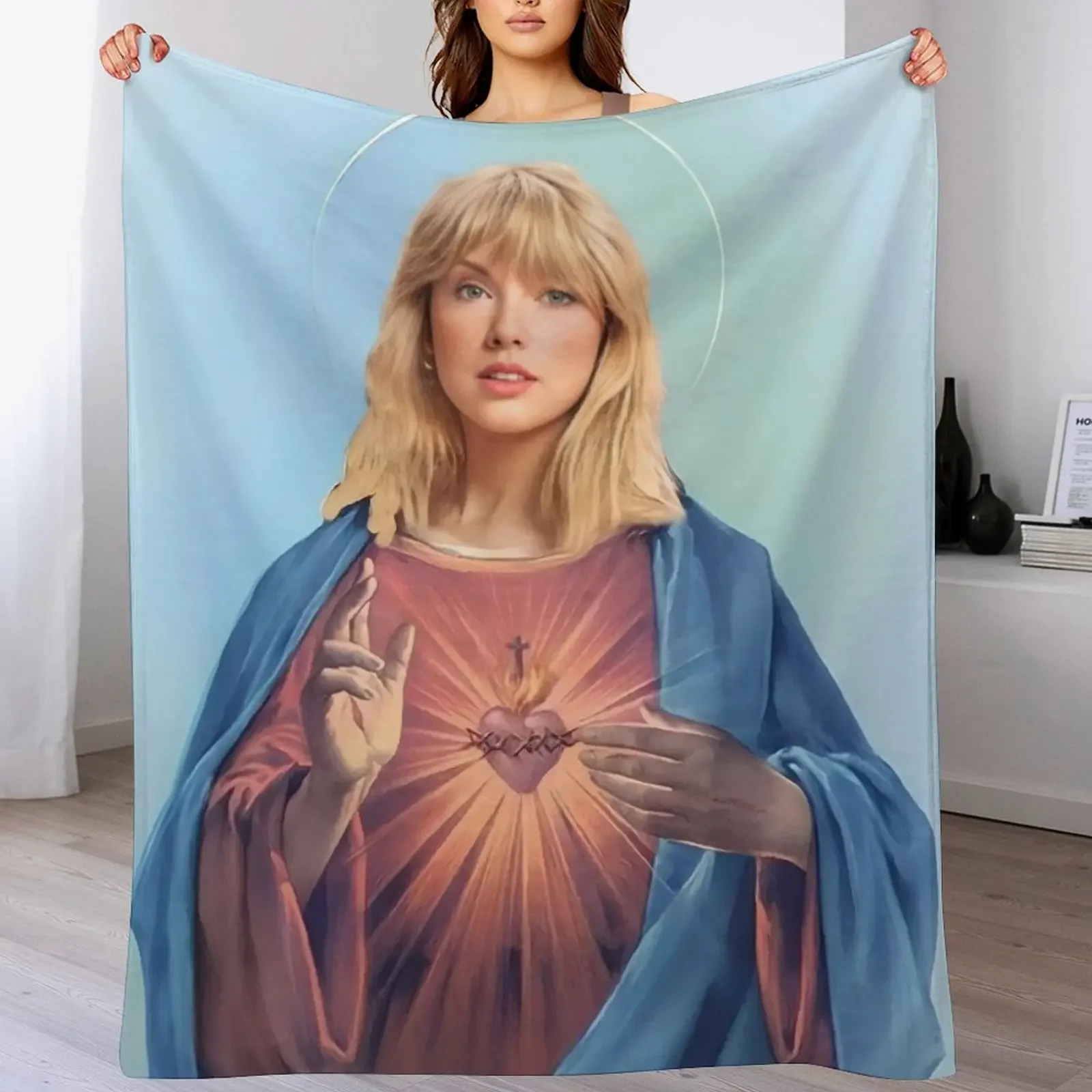 

Swift Jesus Parody LOL Throw Blanket cosplay anime For Baby Blankets