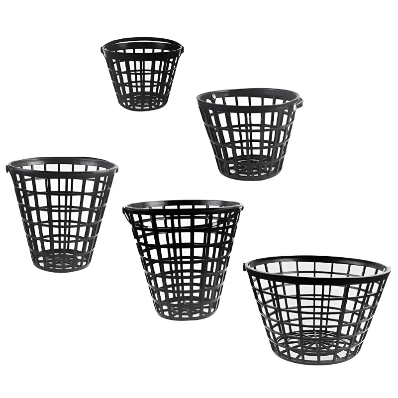 Men Golfing Accessories Nylon Plastic Golf Practice Container Golf Basket Large Golfball Storage Container Buckets