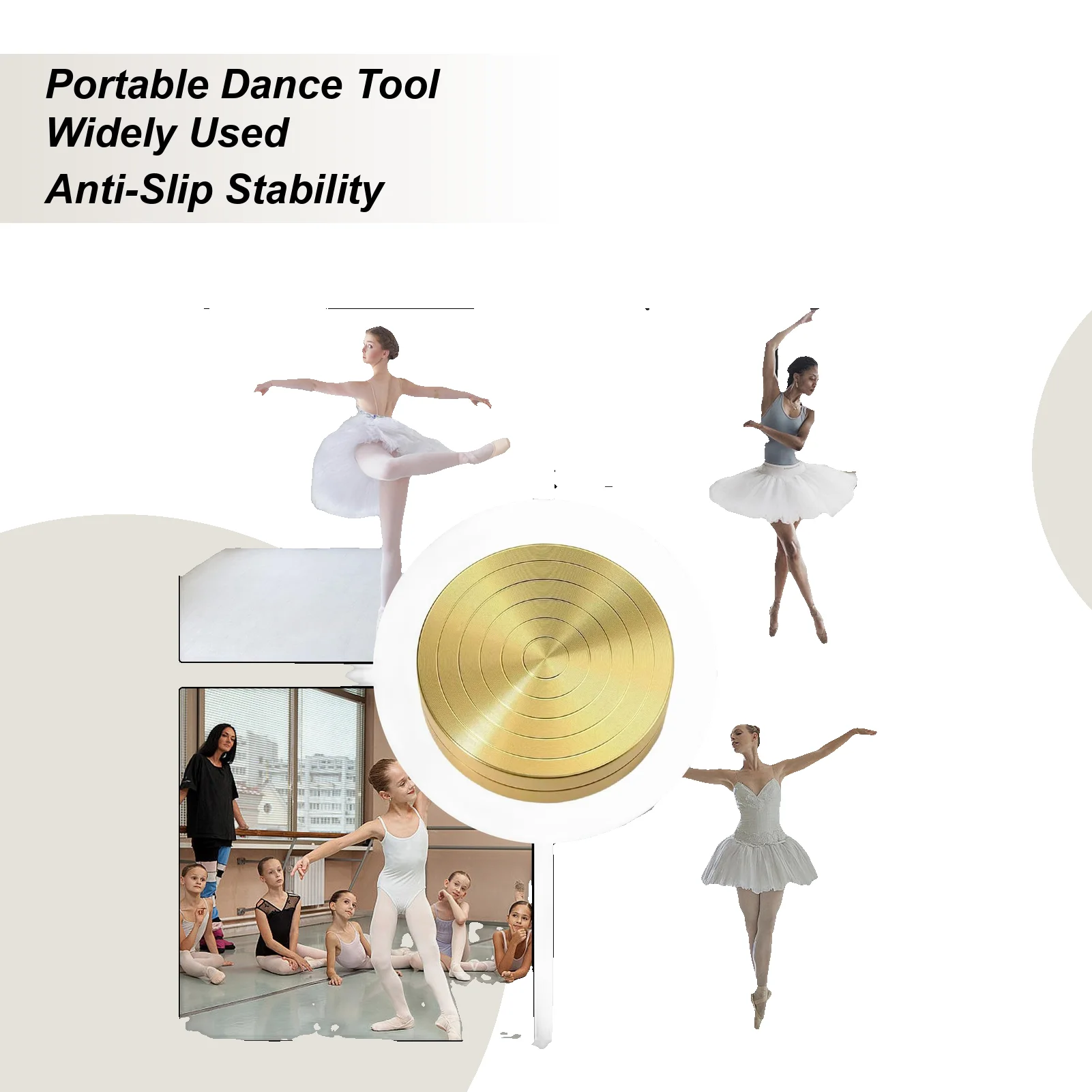 

Металлическая балетная поворотная дисковая доска, балетные позвонки и тренировочное оборудование для баланса, пируетный диск для катания на коньках для детей и взрослых, скейтборщики на льду