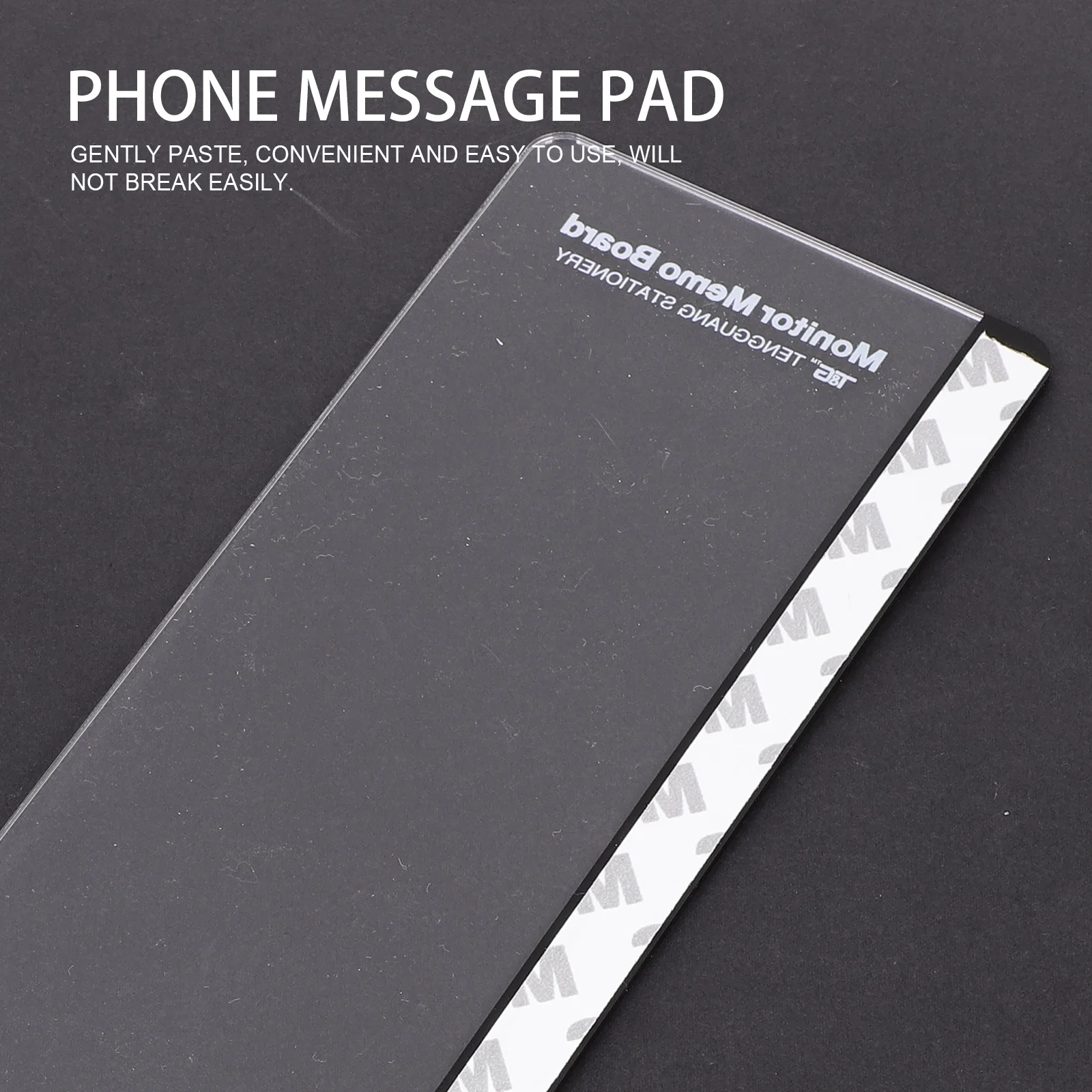 

Transparent Acrylic Memo Board For Computer Monitor Sticky Side Panel Office Cubicle Accessories Display Screen Organizer